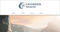 Desktop Screenshot of cranbrookwealth.com